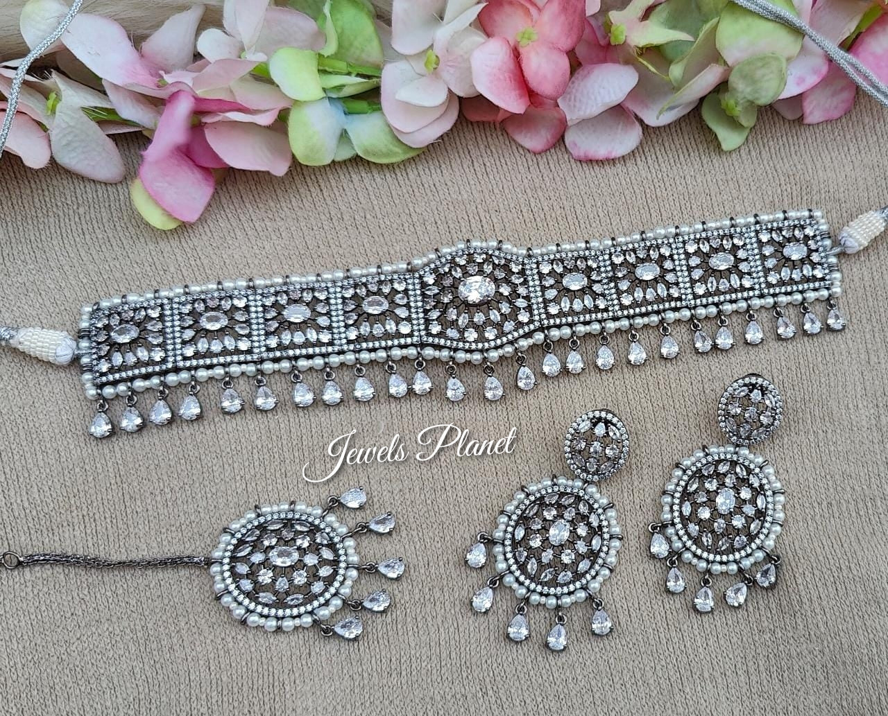 Rupika AD/CZ Choker Set