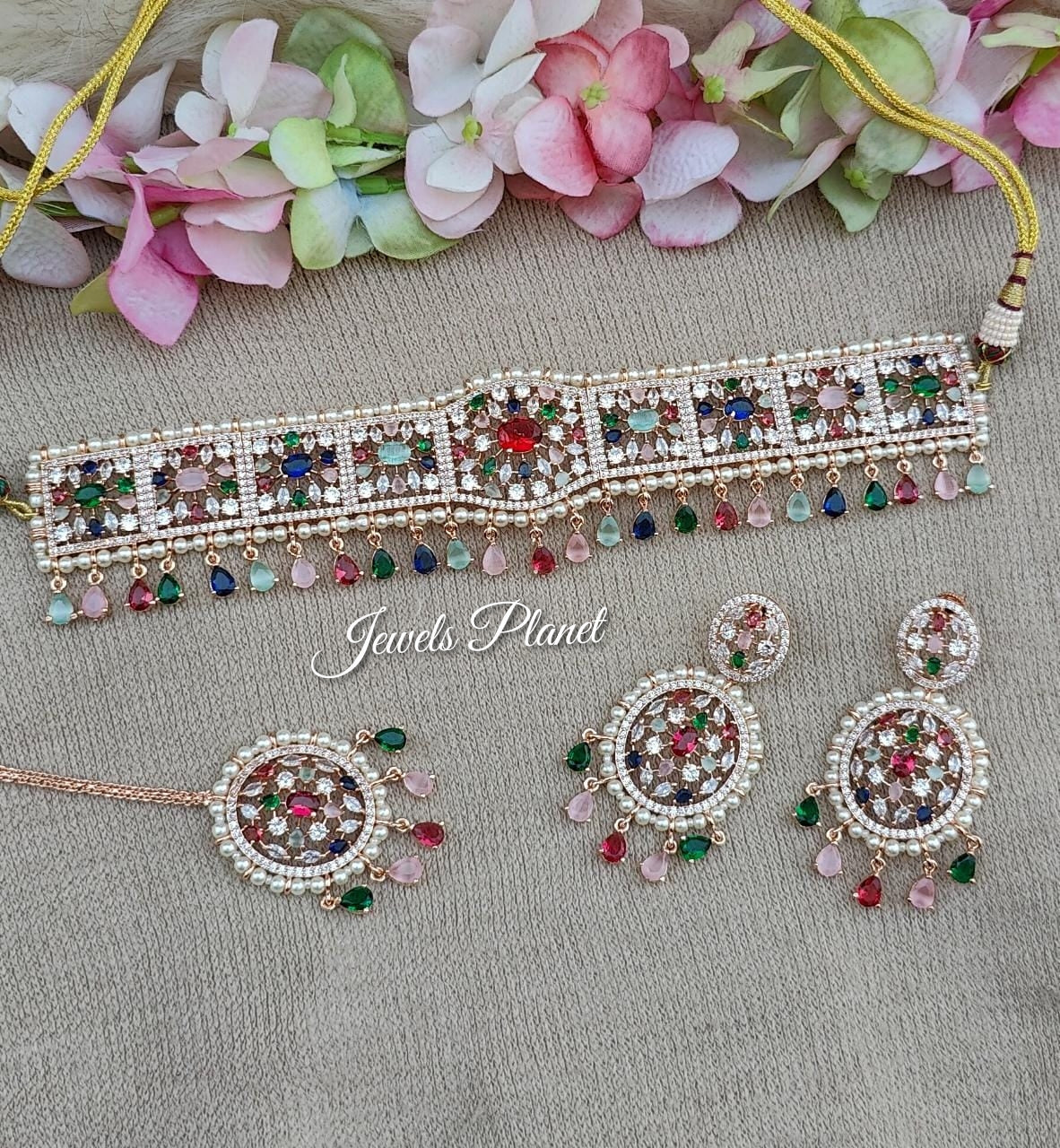 Rupika AD/CZ Choker Set