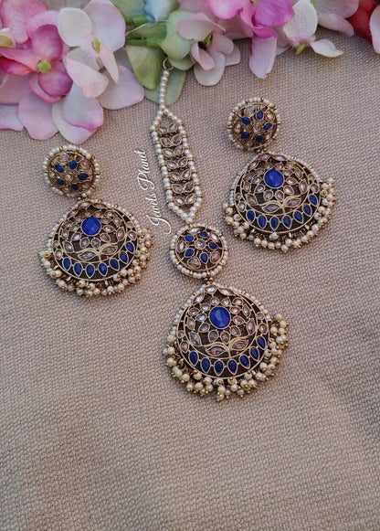 Shirin Polki Earrings Tikka