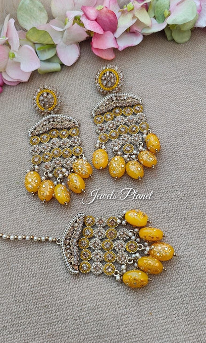 Vanita Polki Earrings Tikka