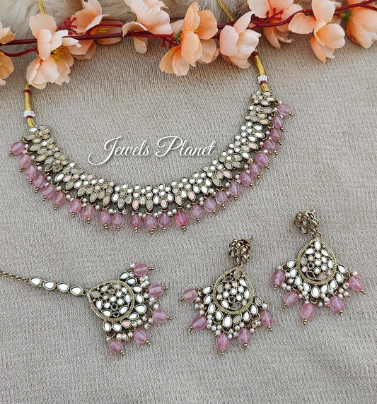 Harnoor Mirror Necklace