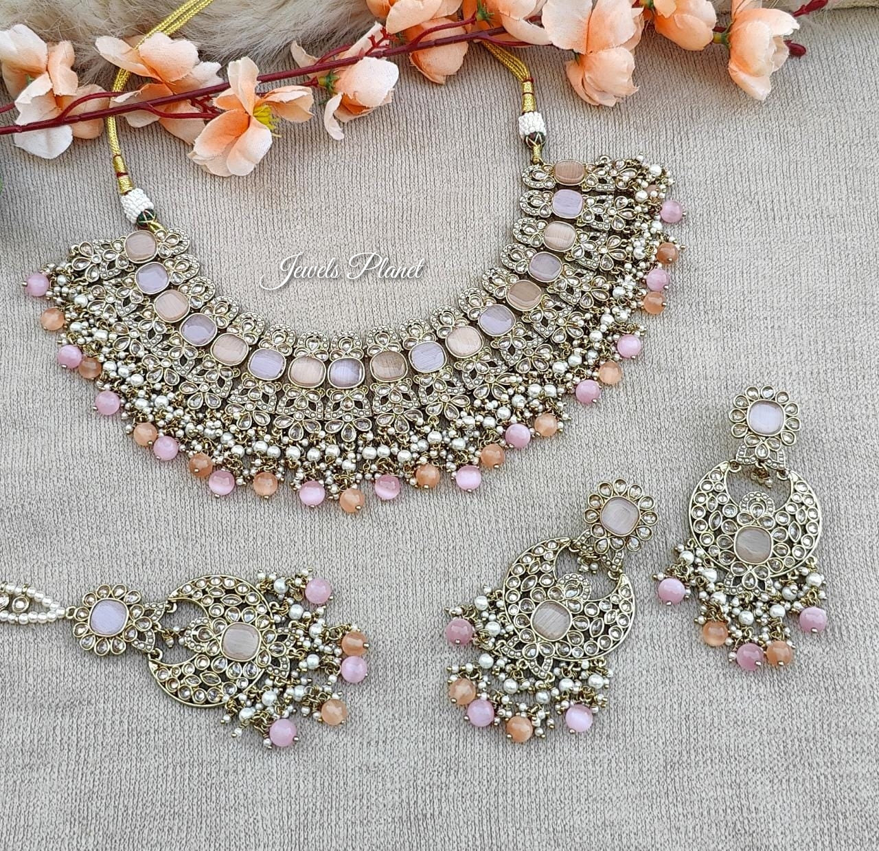 Amrita Polki Necklace Set