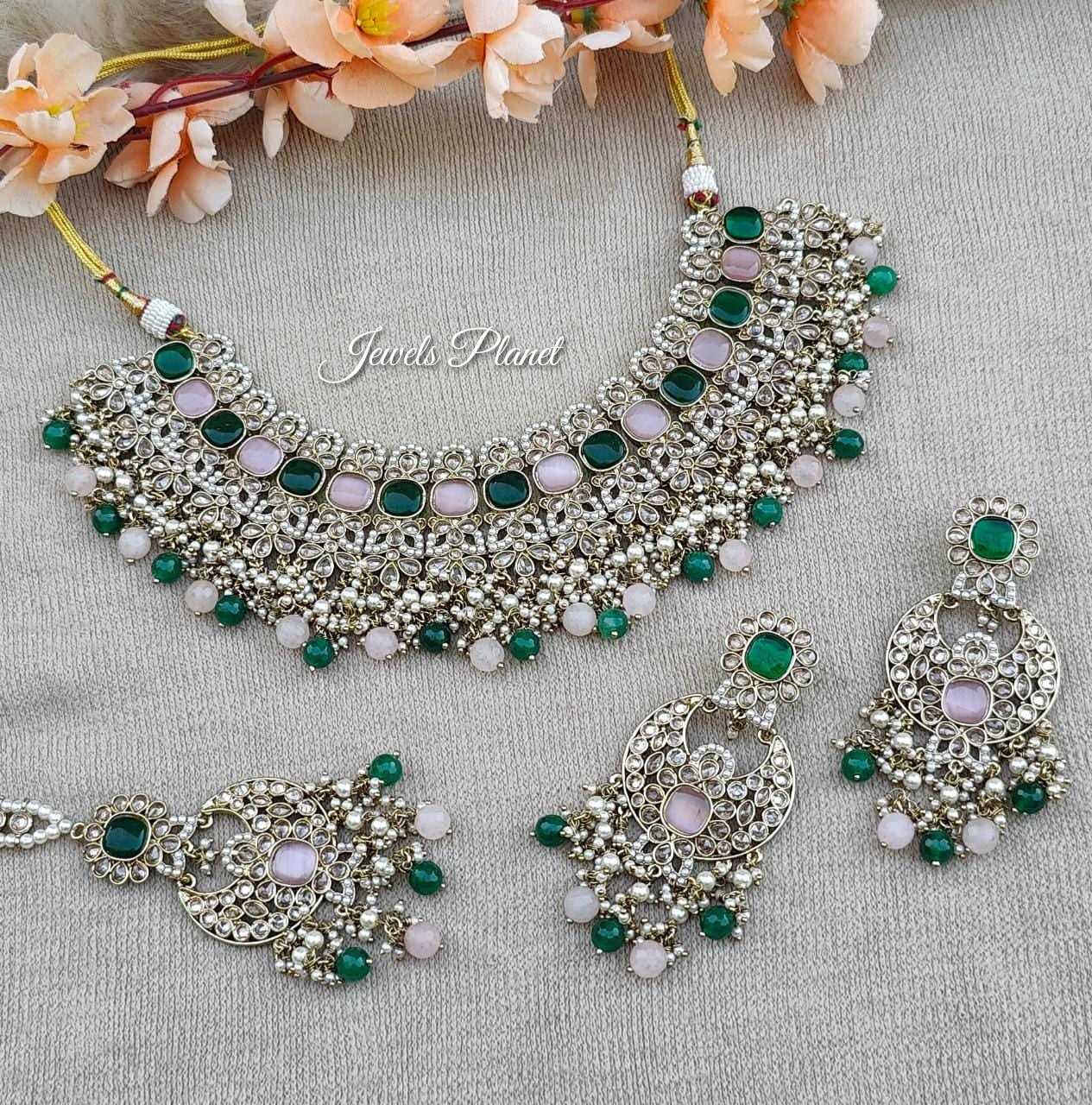 Amrita Polki Necklace Set