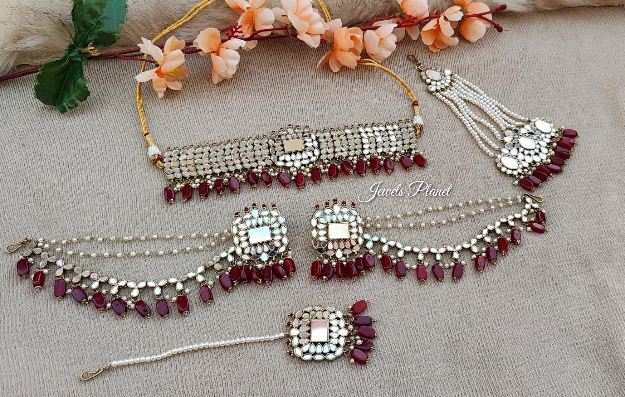 Amaira Mirror Choker Set