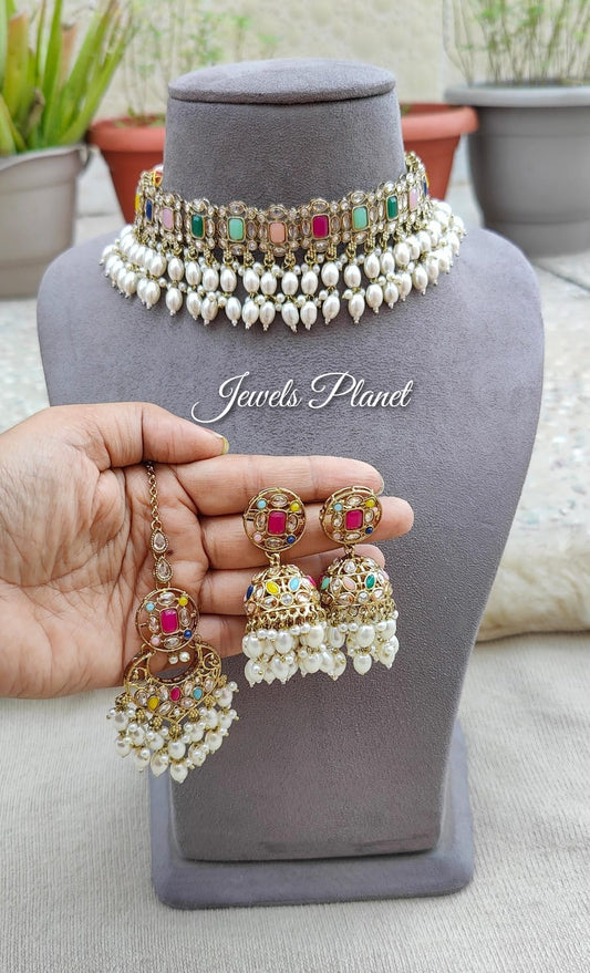 Vindya Polki Choker