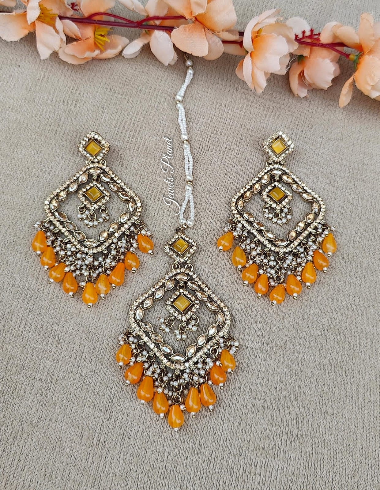 Kanak Polki Earrings Tikka