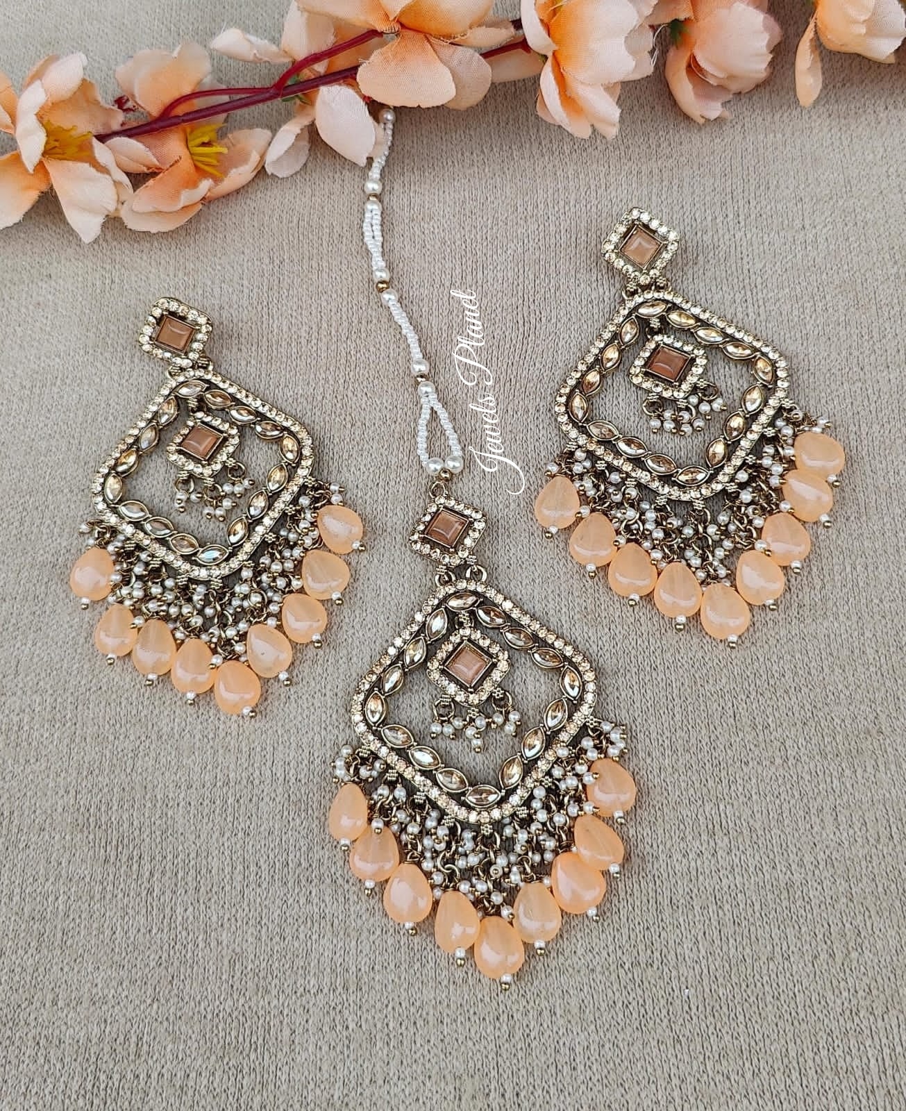 Kanak Polki Earrings Tikka