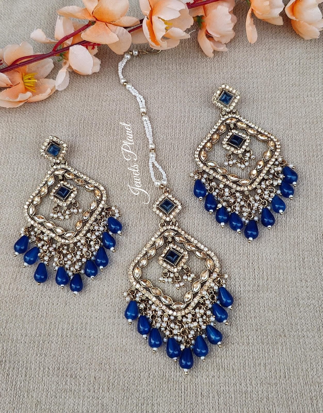 Kanak Polki Earrings Tikka