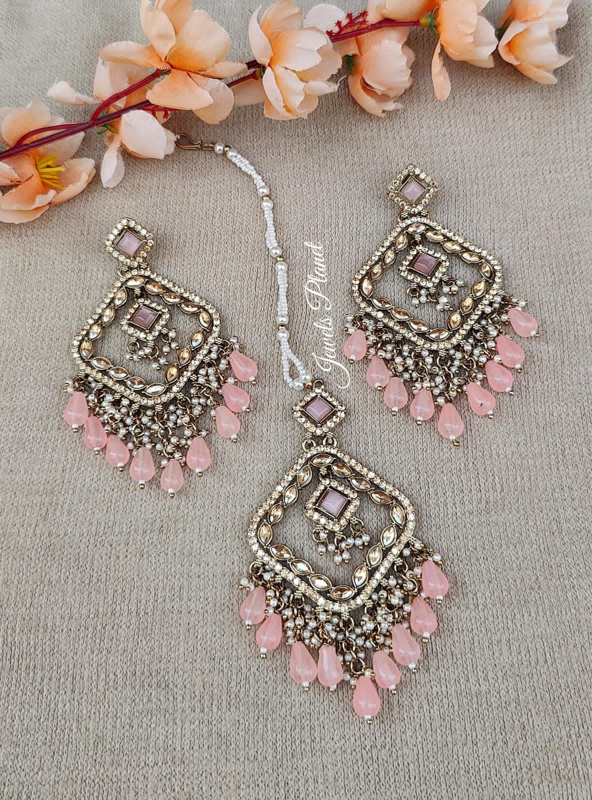 Kanak Polki Earrings Tikka