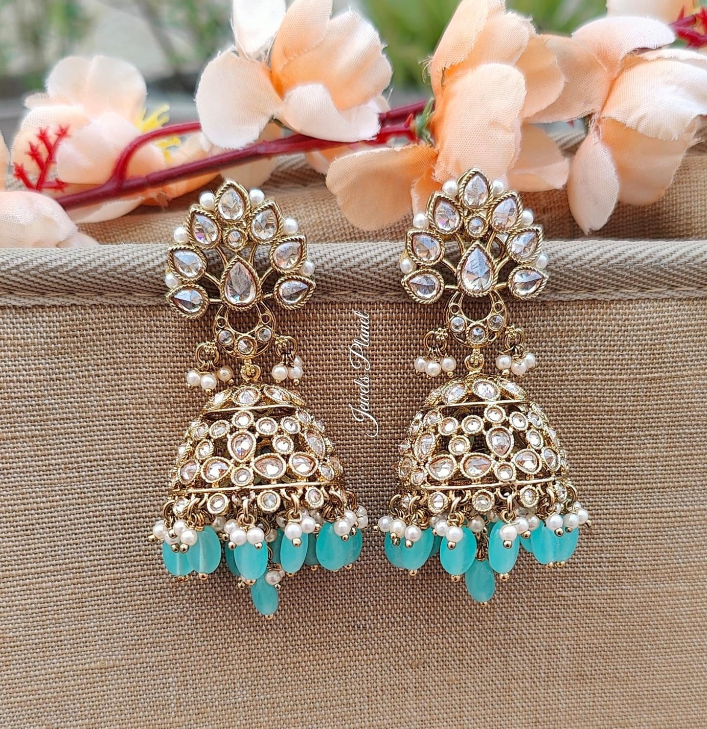 Anika Polki Jhumkas