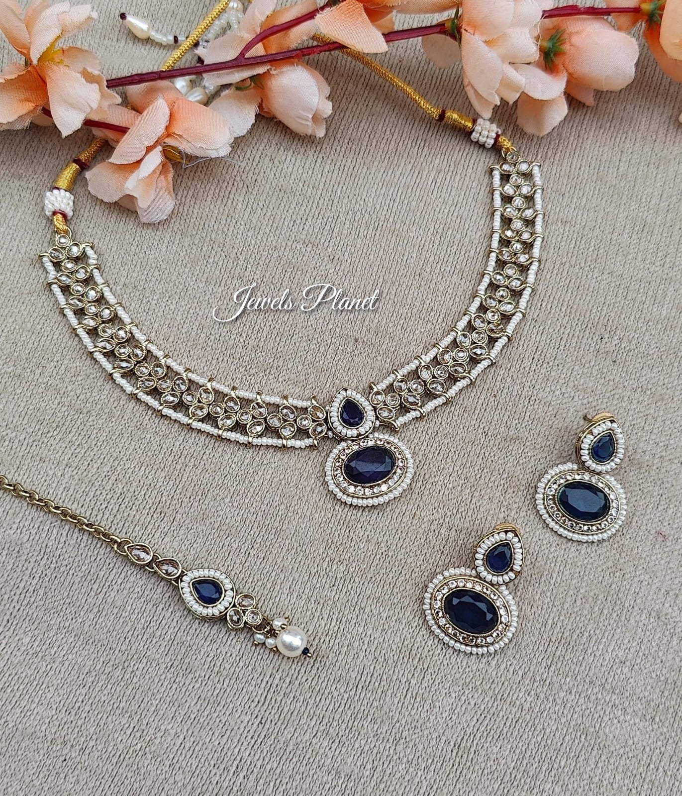 Rashi Polki Necklace Set