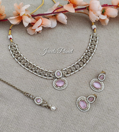 Rashi Polki Necklace Set