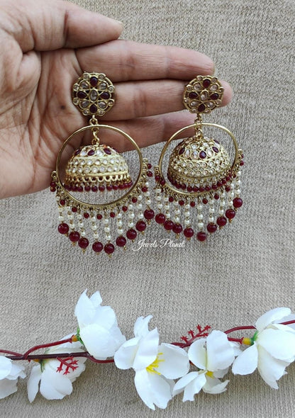 Rupi Polki Earrings