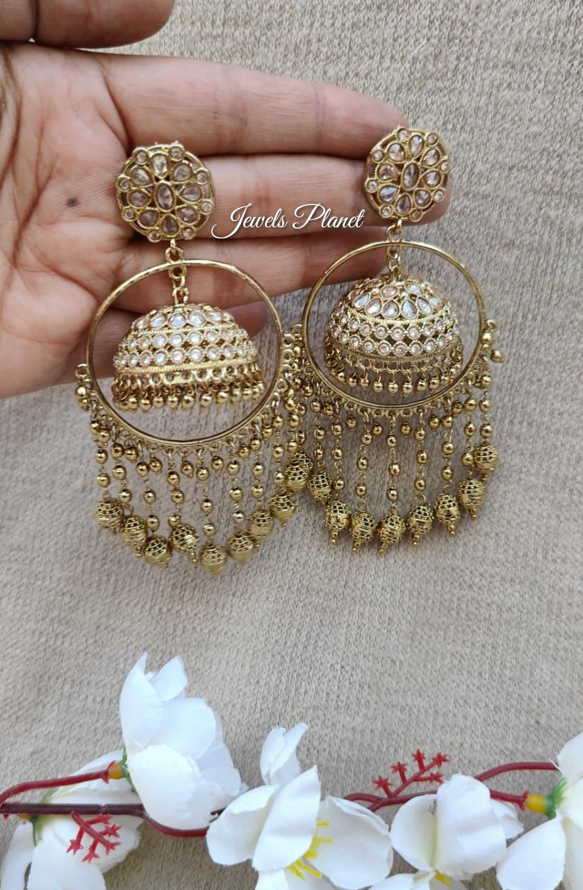 Rupi Polki Earrings