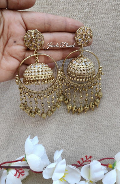 Rupi Polki Earrings