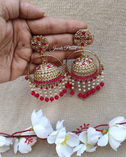 Rupi Polki Earrings