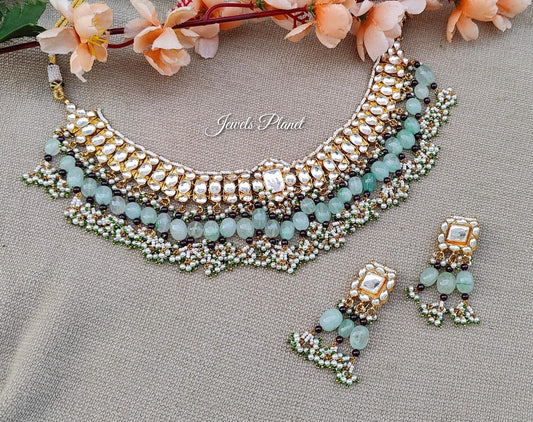 Rasha Pachi Kundan Necklace Set