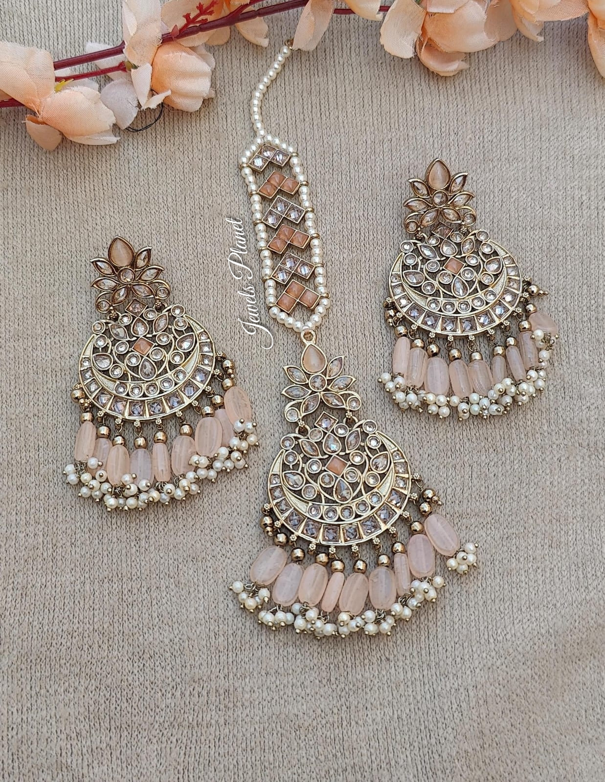 Sumita Polki Earrings Tikka