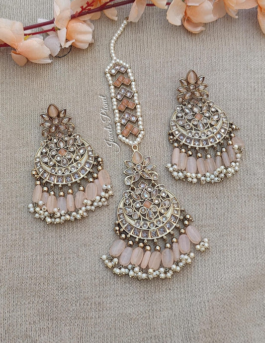 Sumita Polki Earrings Tikka