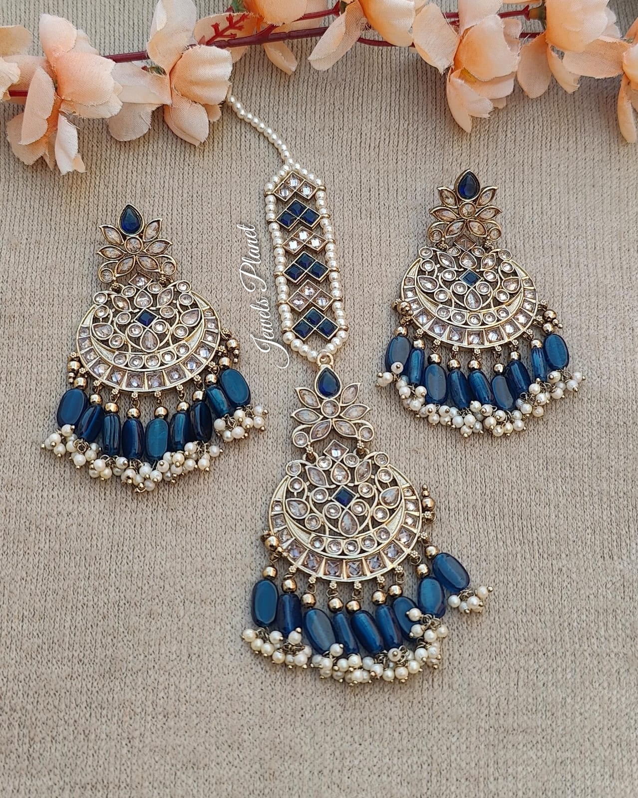 Sumita Polki Earrings Tikka