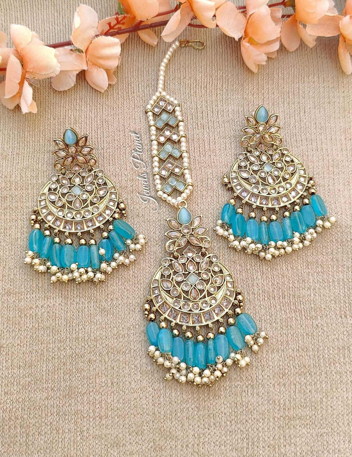 Sumita Polki Earrings Tikka