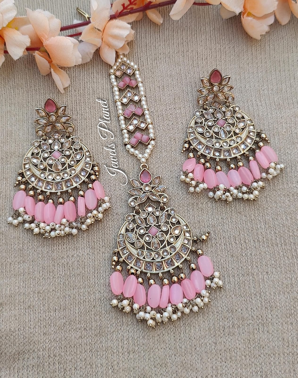 Sumita Polki Earrings Tikka