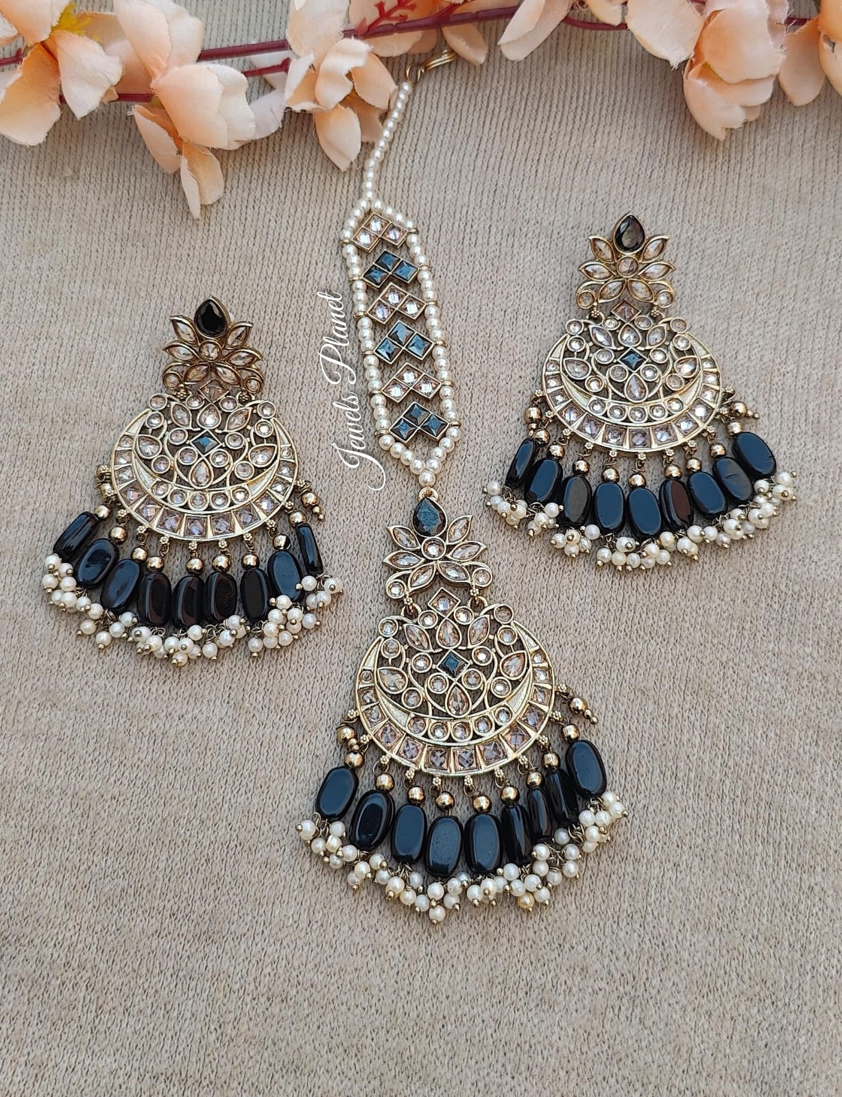 Sumita Polki Earrings Tikka