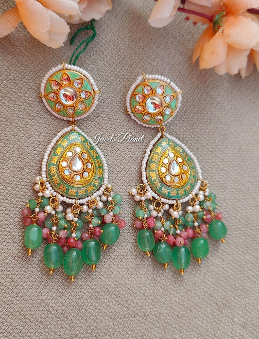 Dharmi Meenakari Earrings