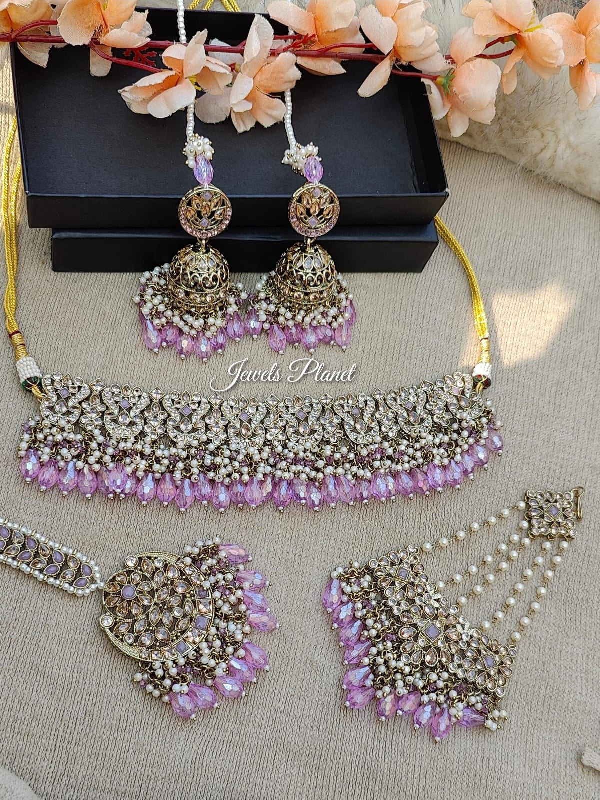 Aisha Bridal Jhumar Choker Set