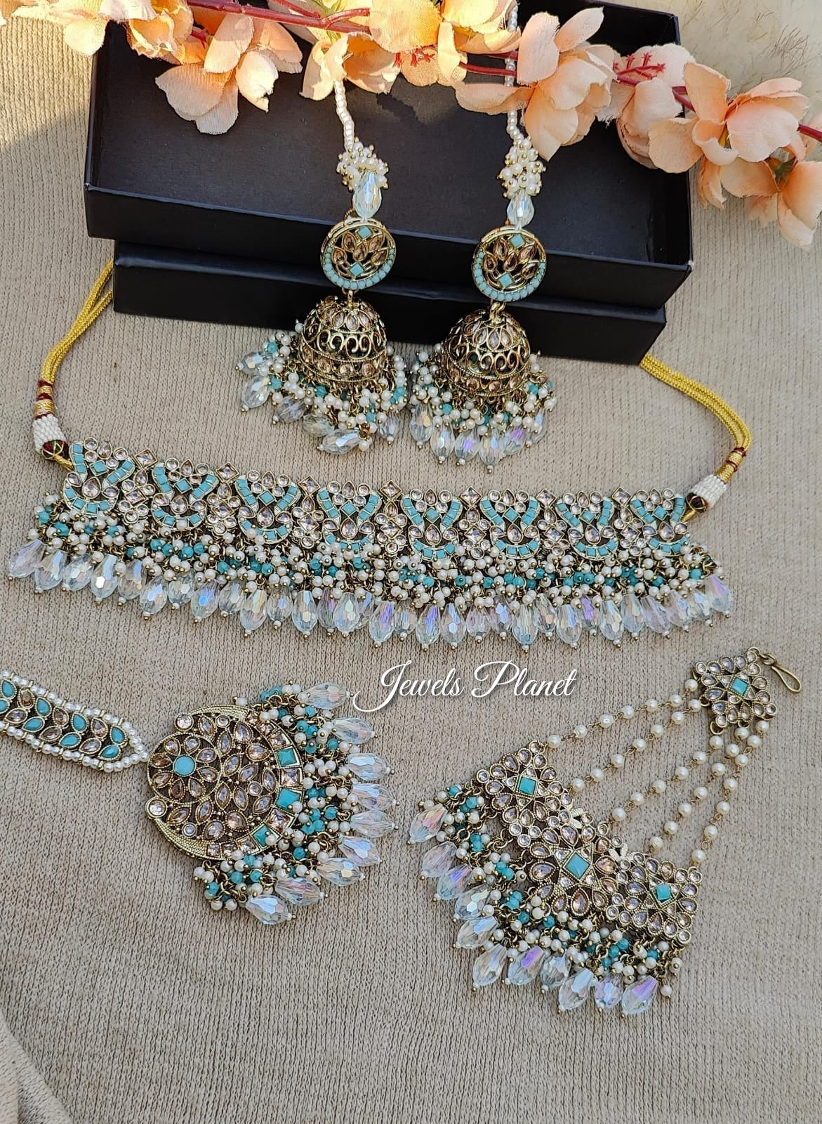 Aisha Bridal Jhumar Choker Set