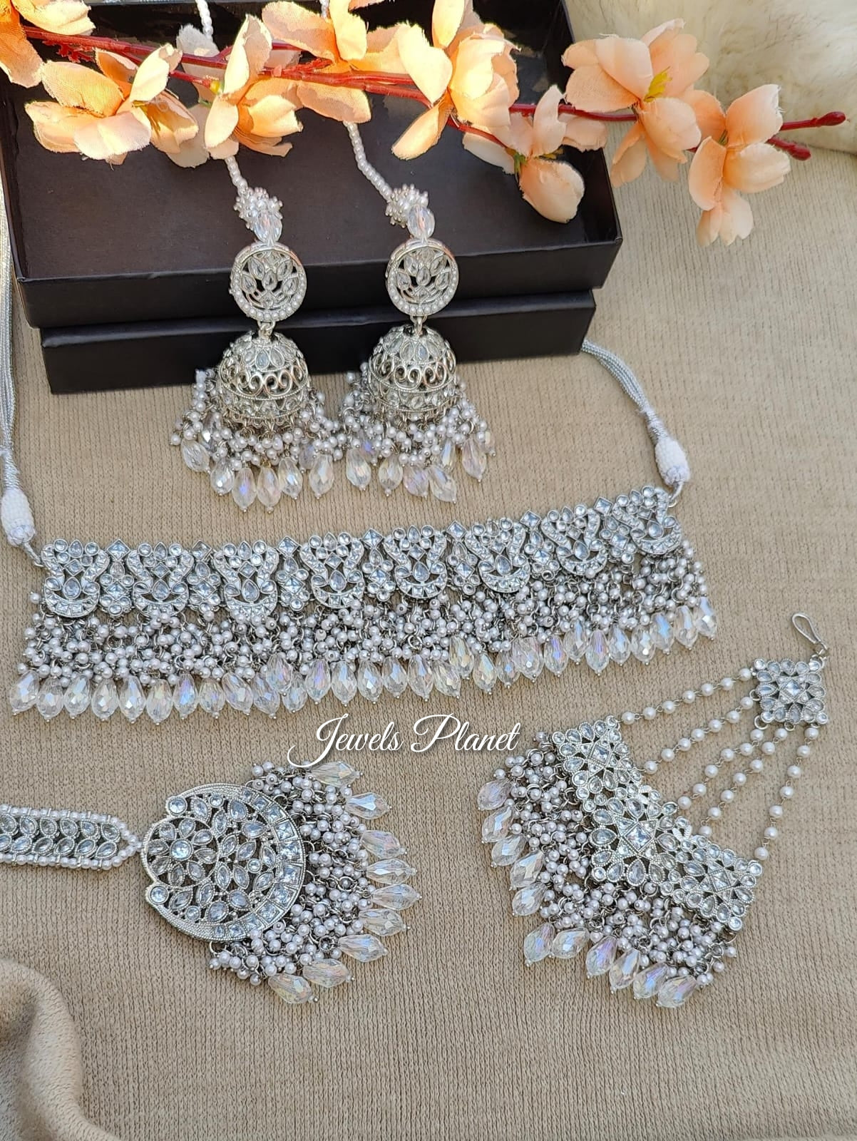 Aisha Bridal Jhumar Choker Set