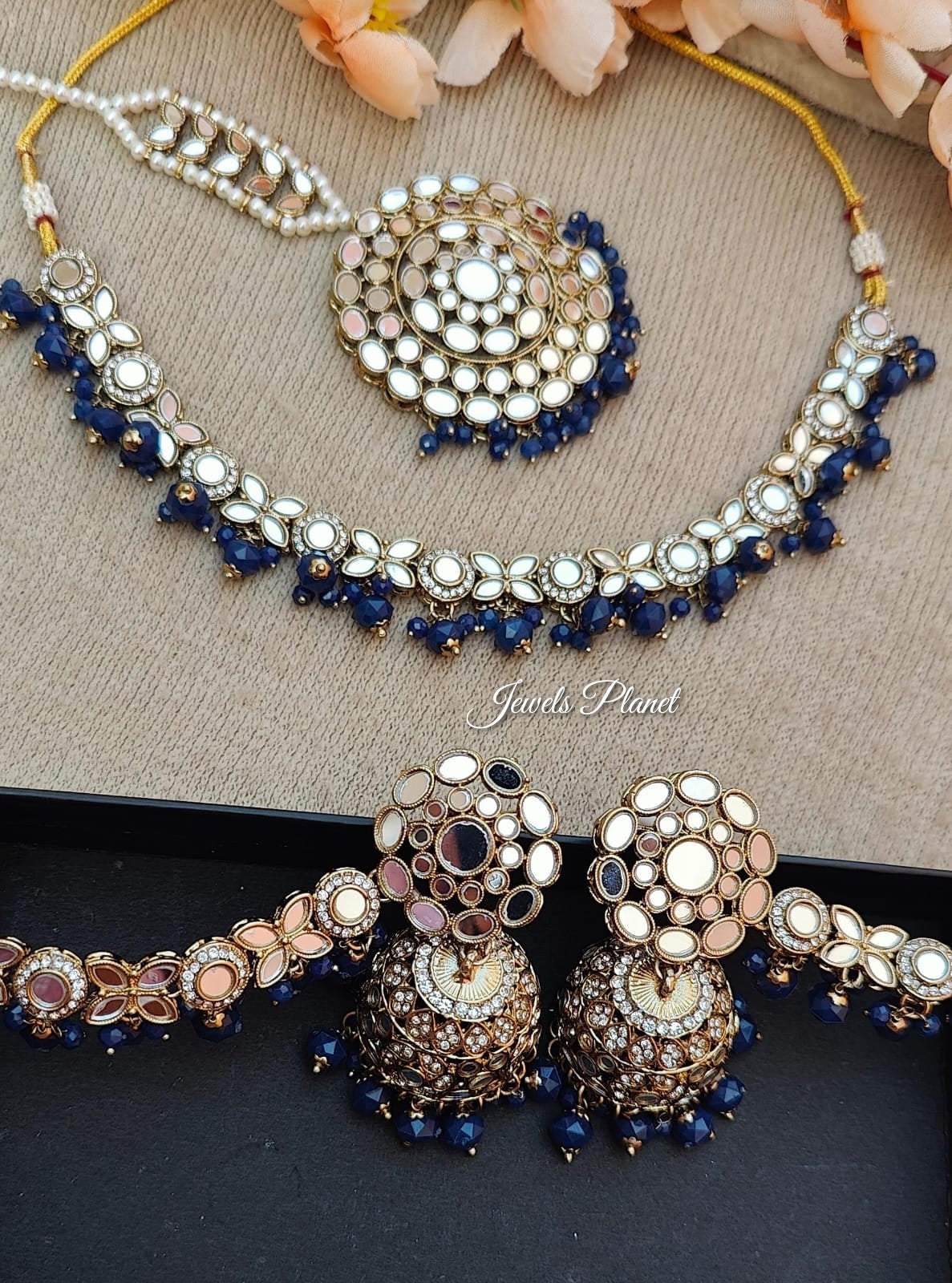 Vineet Mirror Necklace Set