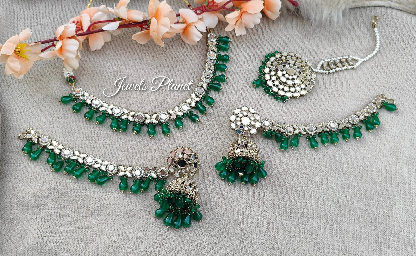 Vineet Mirror Necklace Set