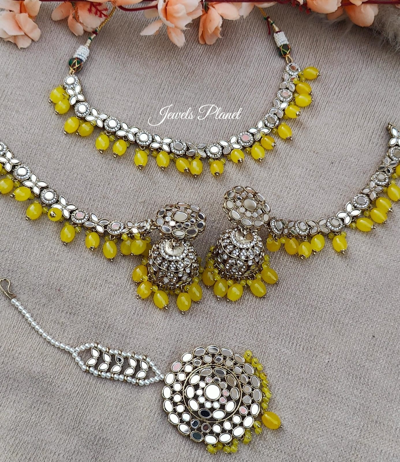 Vineet Mirror Necklace Set