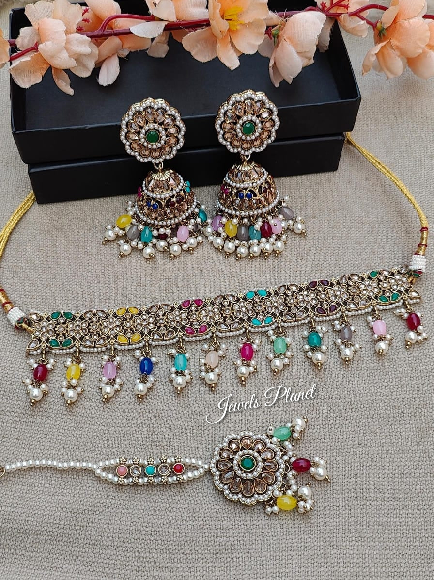 Anshika Polki Choker