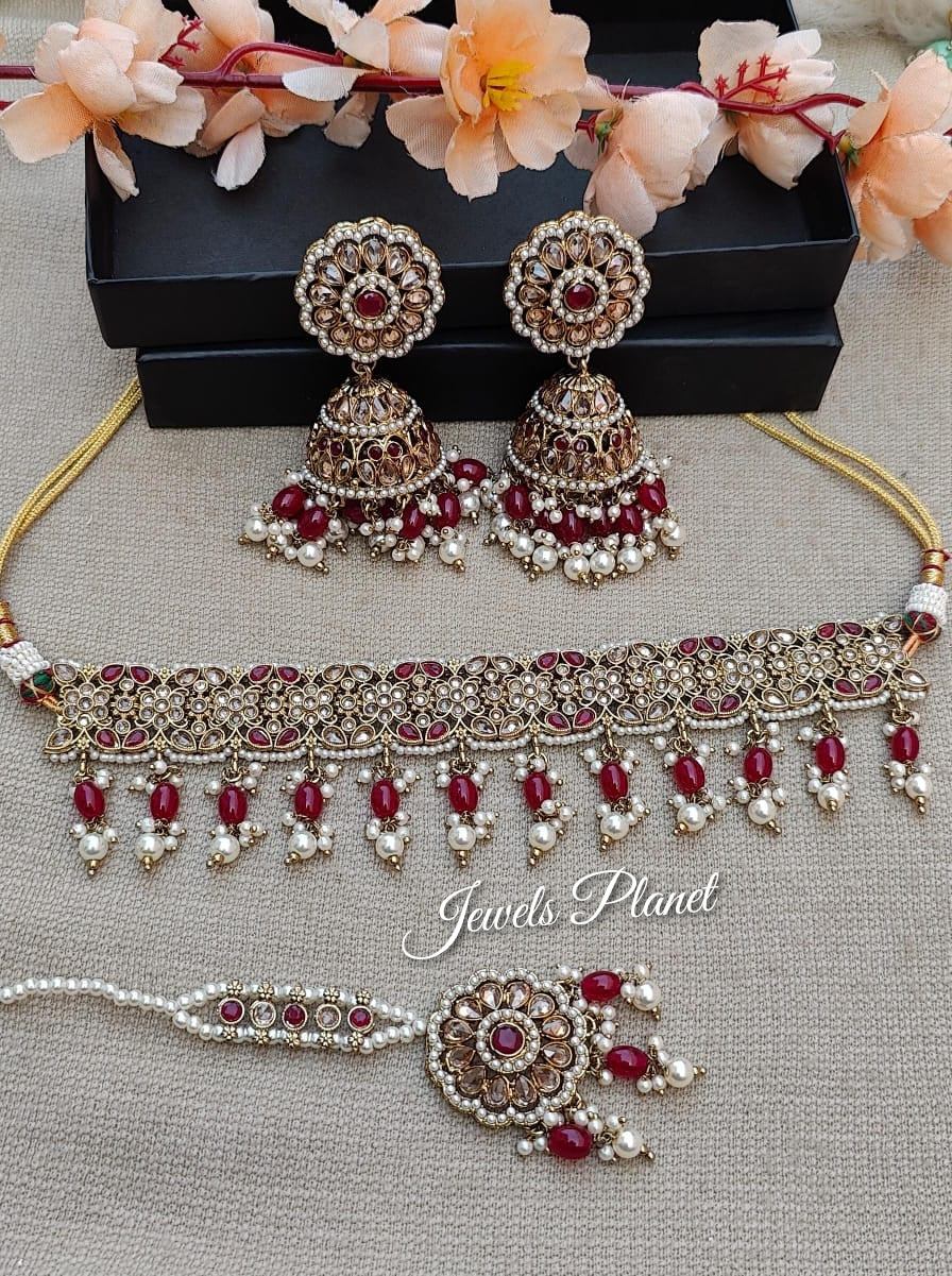 Anshika Polki Choker