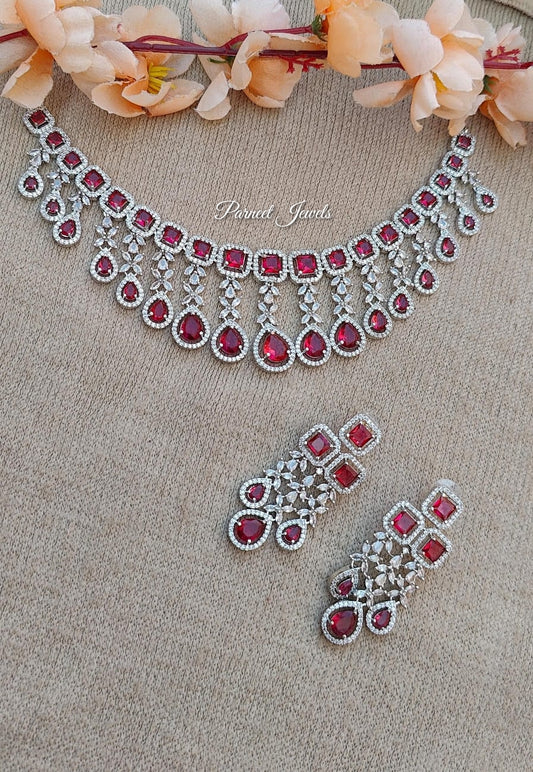 Oshin AD/CZ Necklace Set