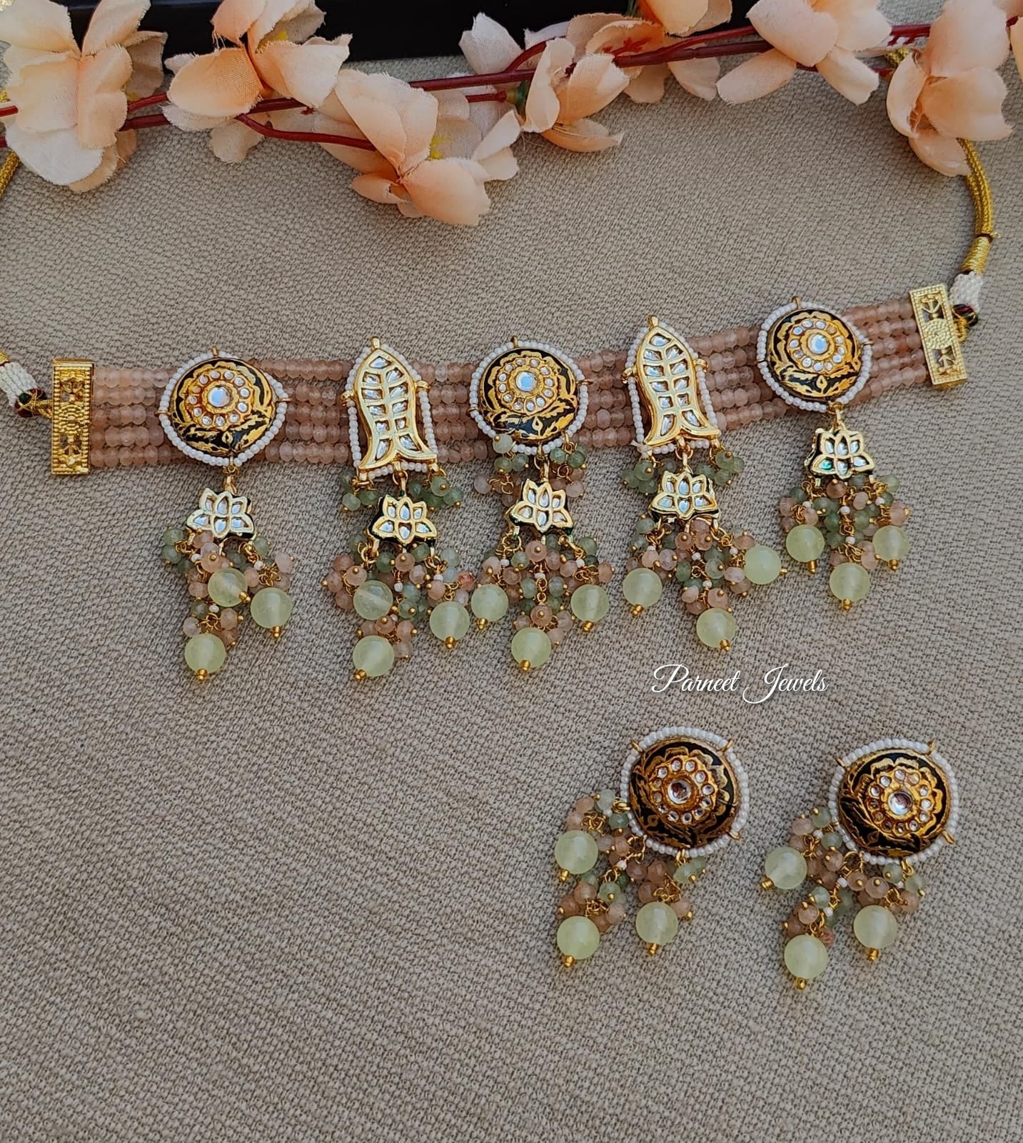 Purvi Kundan Beaded Choker