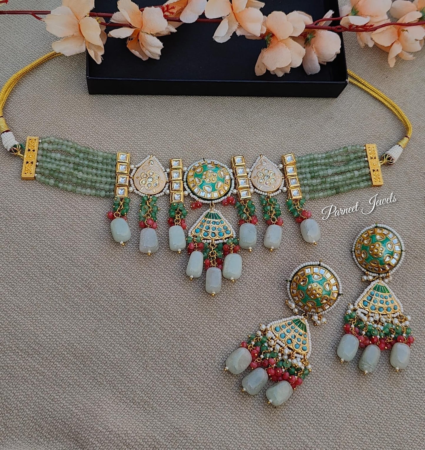 Madhavi Beaded Choker