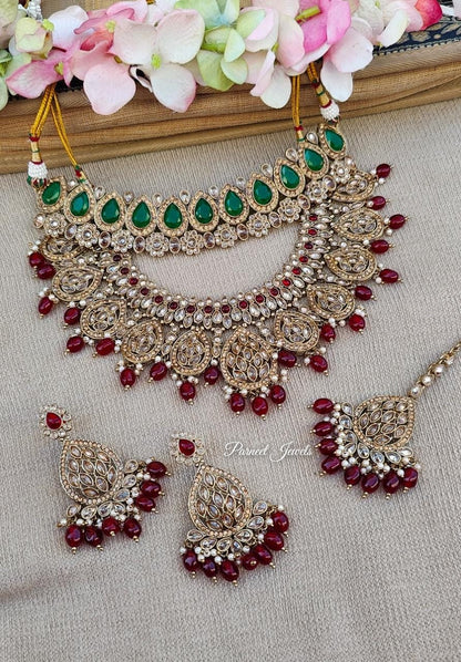 Sonakshi Polki Bridal Set