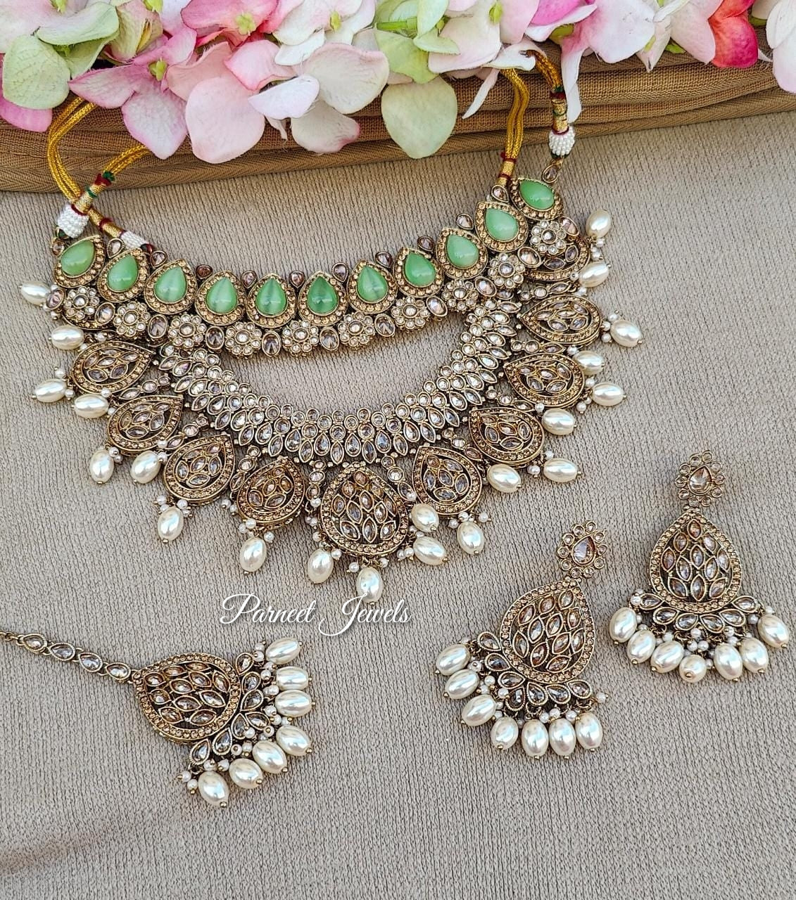 Sonakshi Polki Bridal Set