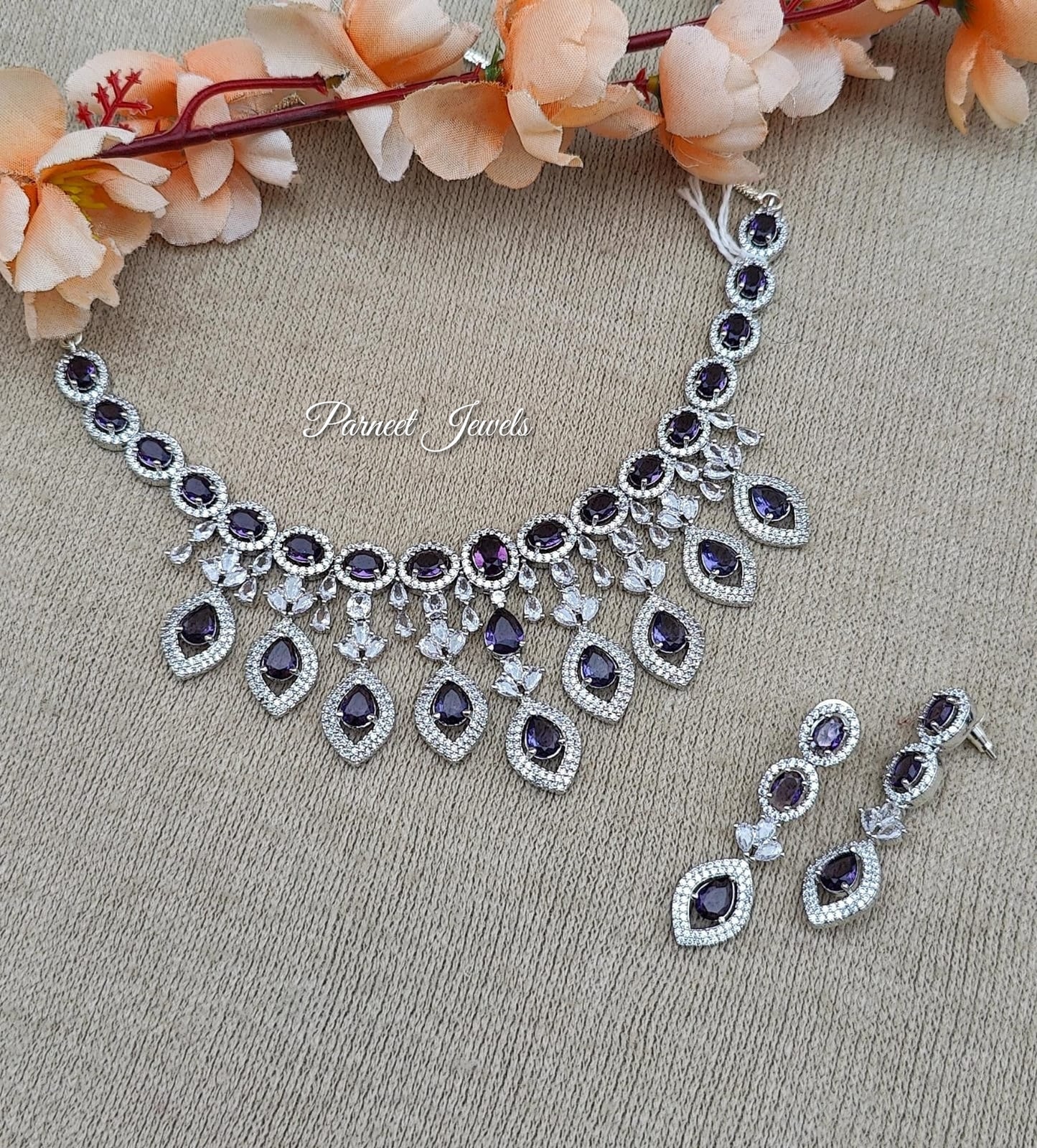 Neeti AD/CZ Necklace Set