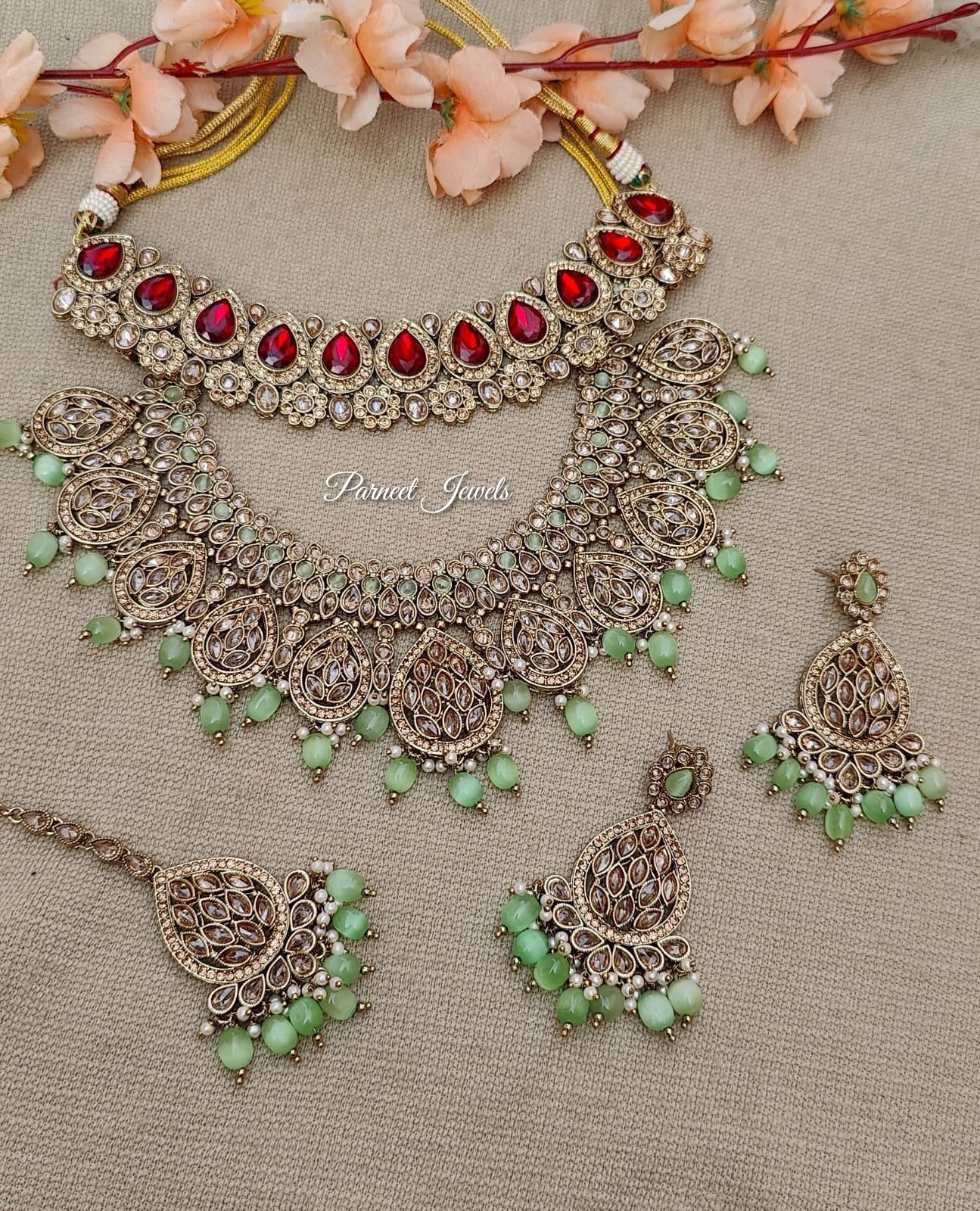 Sonakshi Polki Bridal Set