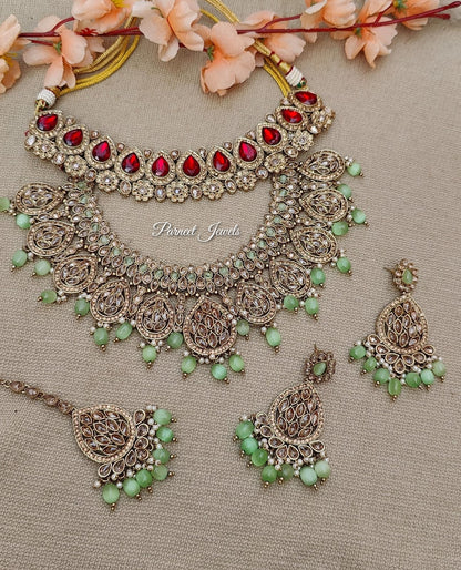 Sonakshi Polki Bridal Set