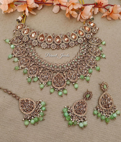 Sonakshi Polki Bridal Set