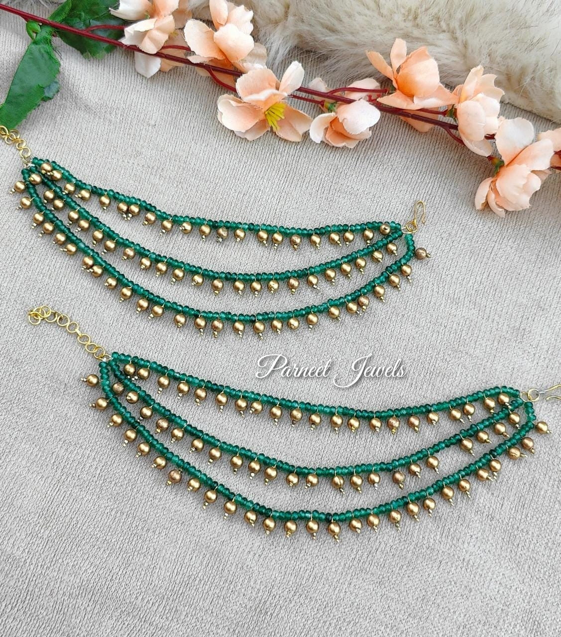 Chhaya Earchains/Saharey (Green)