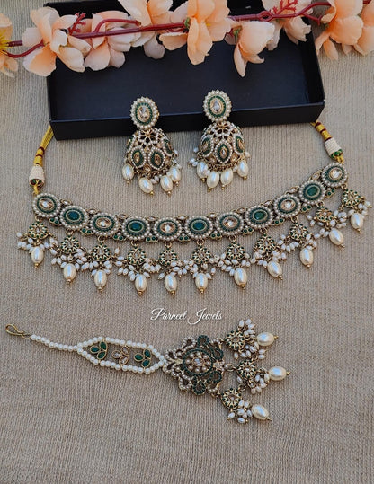 Sanita Polki Necklace Set