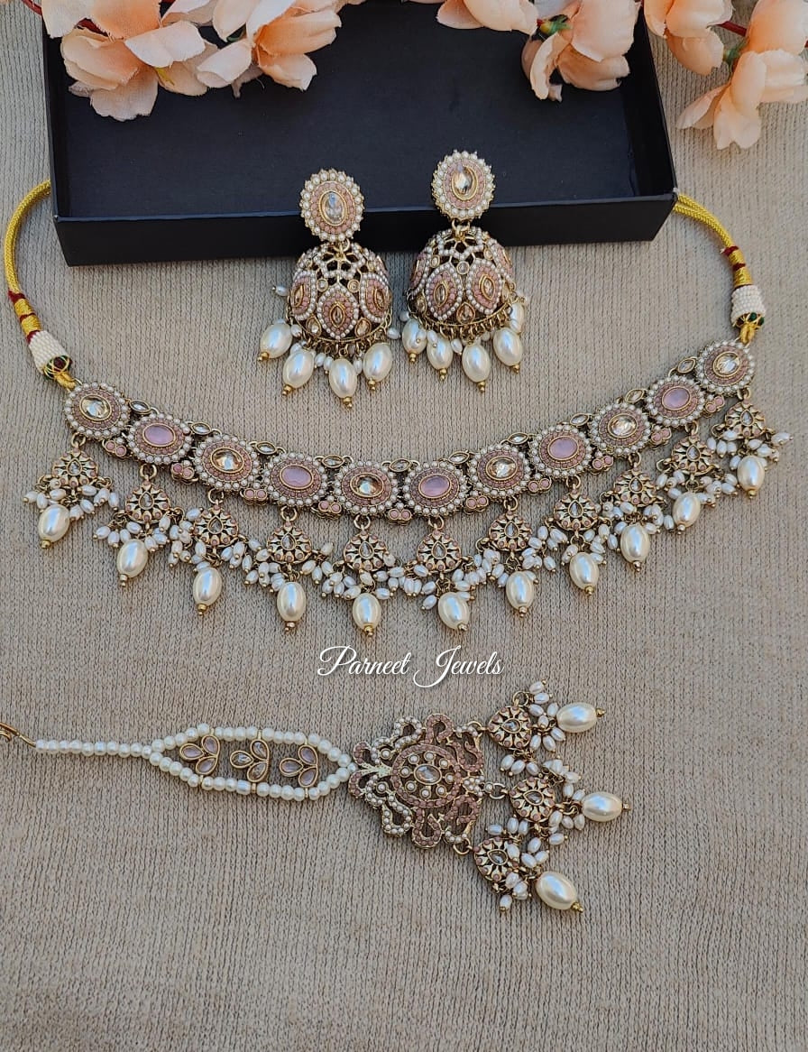 Sanita Polki Necklace Set