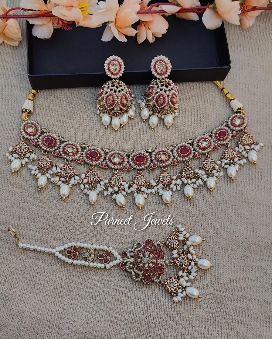 Sanita Polki Necklace Set