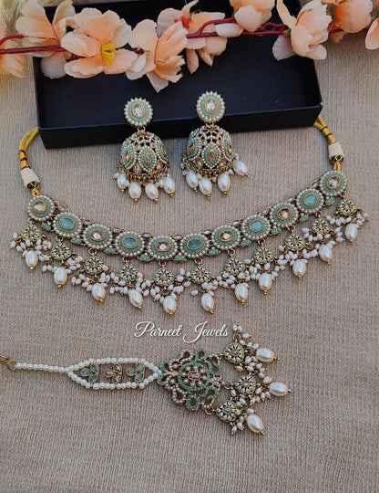 Sanita Polki Necklace Set